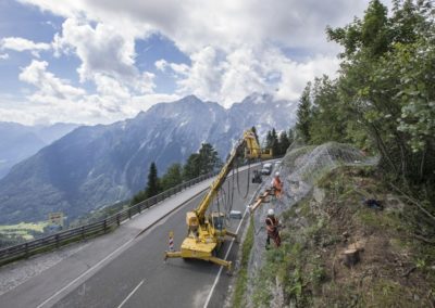 Berchtesgaden Bauarbeiten Felssicherung Jähnig