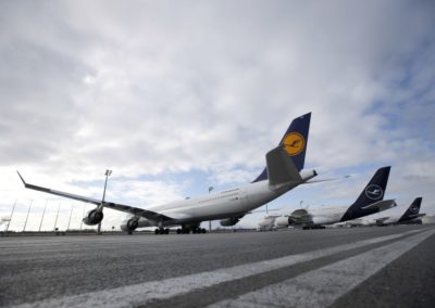 Lufthansa Tragflächen