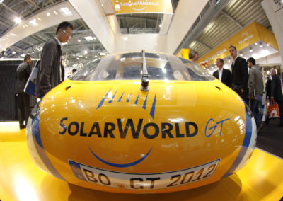 Solar World Auto Messebesuch Muenchen